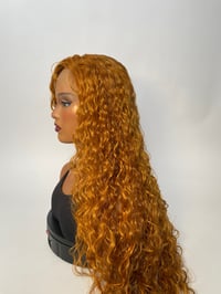 Image 2 of TOY| 28” DEEP T PART BOHO CURLY LACE FRONT WIG 
