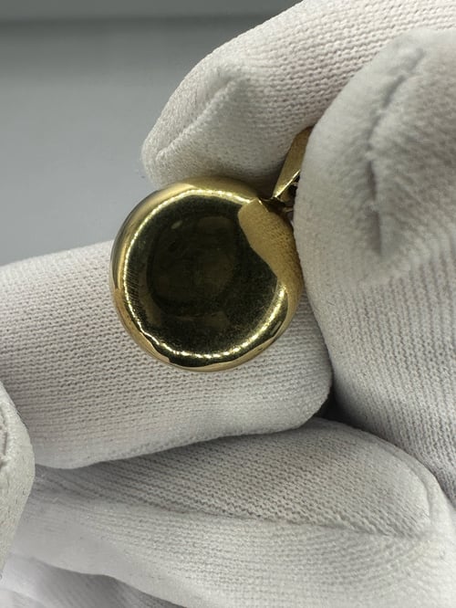 Image of 14K Evil Eye Charm Pendant 1