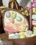 Chocolate eggs with candies 1:12 scale