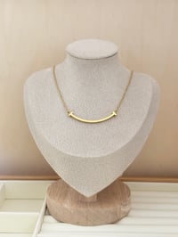 Image 4 of Tiffany smile necklace gold, Tiffany Smile Pendant in Yellow Gold, Small