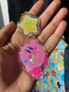 Kirby Linking Holographic Keychain