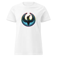 Image 4 of Minnesota Rebel Loon - Rainbow Fem Fit T-Shirt
