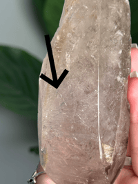 Image 4 of XL QUARTZ ENHYDRO WITH 3 MOVING BUBBLES -BRAZIL-