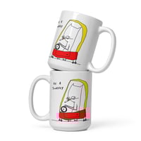 Image 1 of a journey White glossy mug 