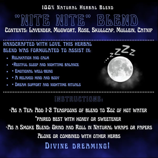 Image of Nite-Nite Herbal Blend/ Smoke Blend 
