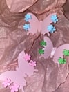 Butterfly Flower clips