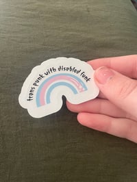 trans and disabled sticker
