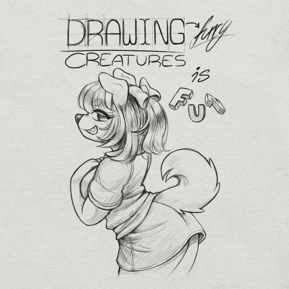 Drawing Furry Creatures - Unisex T shirt
