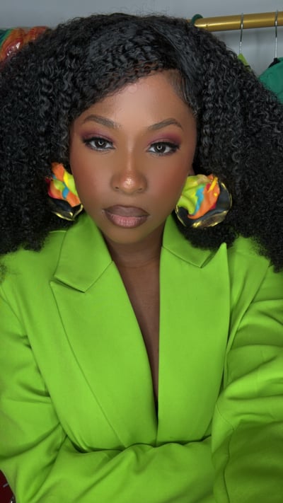 Image of God colors of the earth earrings ( custom clay earrings) 