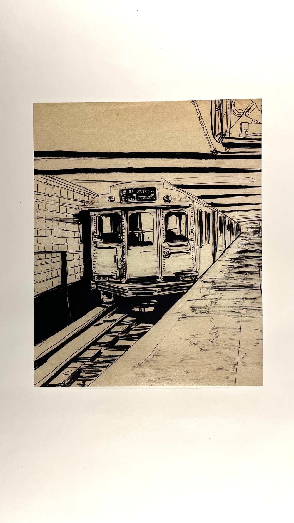 Subway Train Print