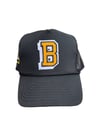 Vintage Art of Fame Black/ Boston B Trucker Hat