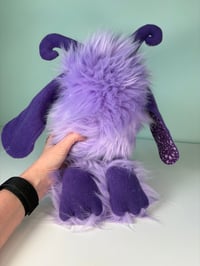Image 5 of Happy Horned Monster - Lavender