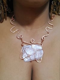 Selenite "Hi Vibe" Necklace 