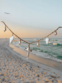 Image 1 of Pearl & Shell Cross Treasure Necklace