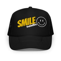 Image 1 of Trubledera Smile Foam trucker hat