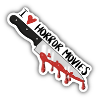 Image 1 of I Heart Horror Movies  - Sticker