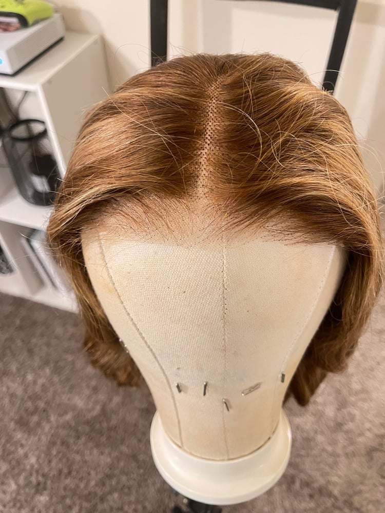 Image of Pre Cut Blonde Highlight Lace Wig 