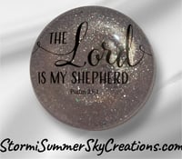 Image 1 of Small Lavender Tinted Shimmery Trinket Box