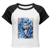 Image 2 of ArtxAdrienne Apparel "Whispy Sundae" Women’s Stylish Baby Tee