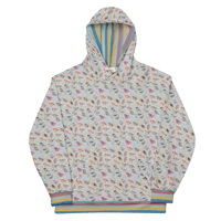 Image 1 of By TeamLUCCI™-  "Volière" All Over Print Cotton Hoodie