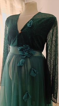 Image 4 of Maternity/non maternity dress Juliette | size S-M-L | emerald