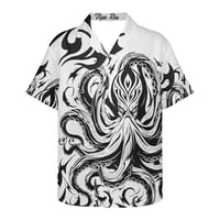 Image 3 of Men's Pique He'e Print Collard Shirt