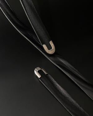 Image of KLDSCOPE - Johnny Leather Belt (Wave)