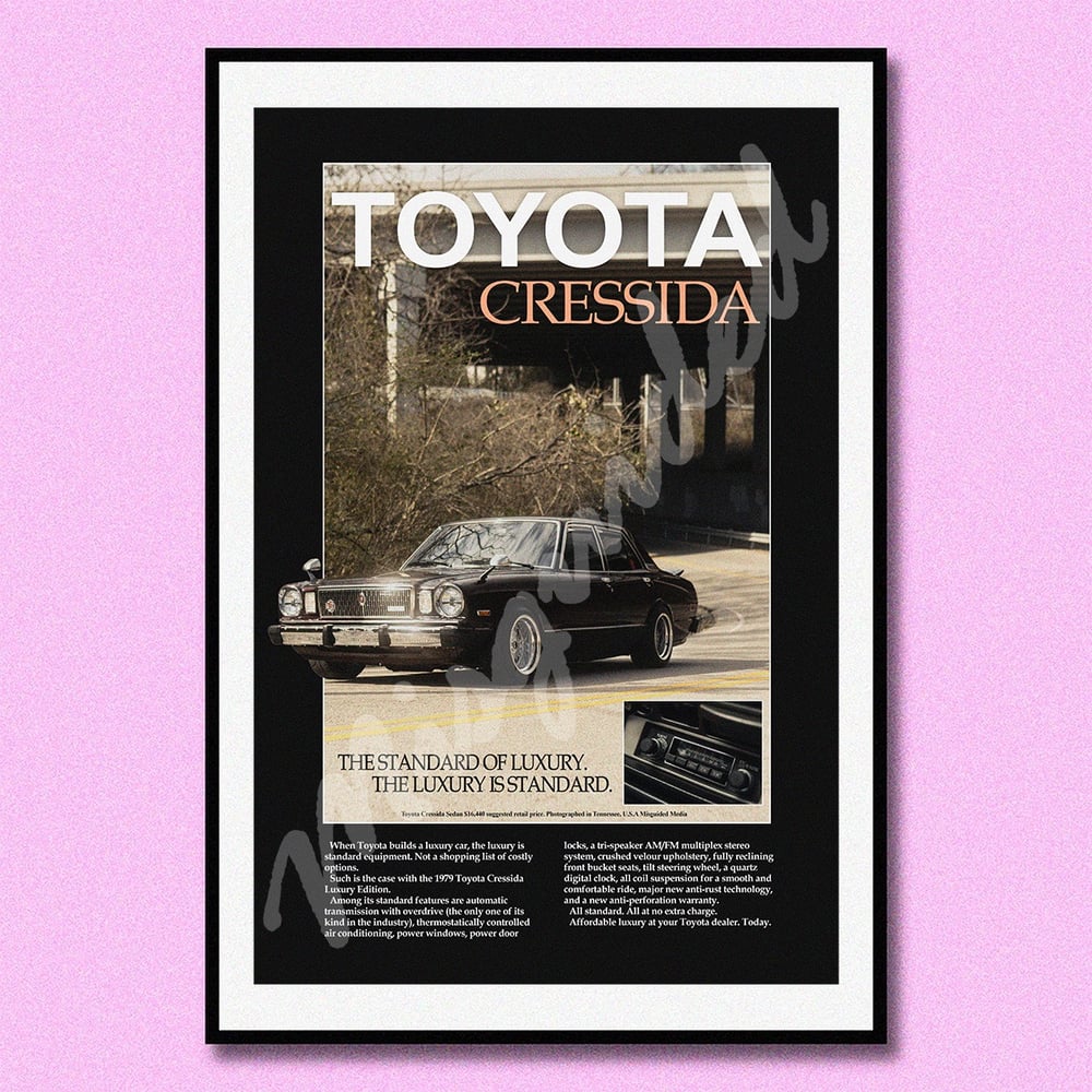 Cressida Dealership Poster