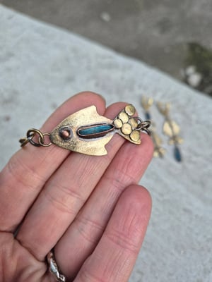 Set with golden fish 