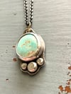 sterling silver Royston turquoise necklace