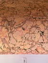 Assorted Listing - Agate Stone Swirl on Antique Endleaf 1/2 sheets