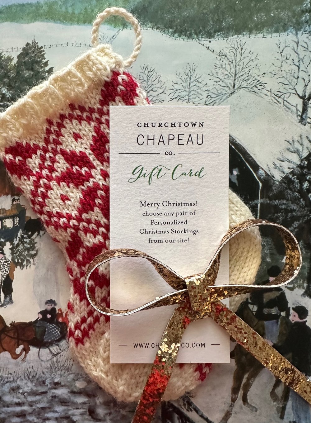 Image of Gift Card : Heirloom Christmas Stockings 