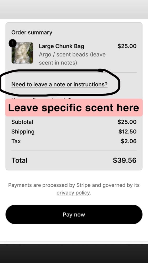 Image of sample pack