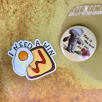 Mike Melsky Joe Pera pin and magnet set! 