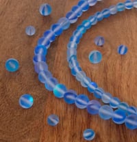 Royal Blue Flash Glass Bead 