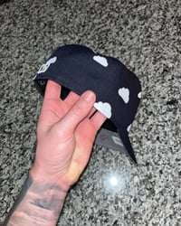 Image 2 of NAVY BLUE PARTLY CLOUDY MILWAUKEE BREWERS CUSTOM FITTED 