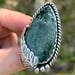 Image of Large Seraphinite Handmade Sterling Silver Statement Ring