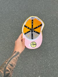 Image 4 of PINK BRIM PINK LEMONADE  BOSTON RED SOX CUSTOM FITTED CAP