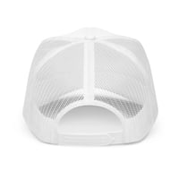 Image 3 of Corbin Pickard Cp White Blue Foam trucker hat