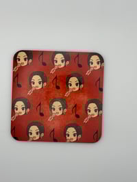 Image 5 of 🎸 Set de 4 Dessous de Verre – “Univers de Nana” 🖤🌹