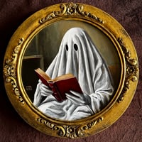 Image 1 of Fantasma leyendo