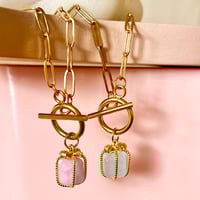 Image 6 of Little Quartz Present on a Paperclip chain