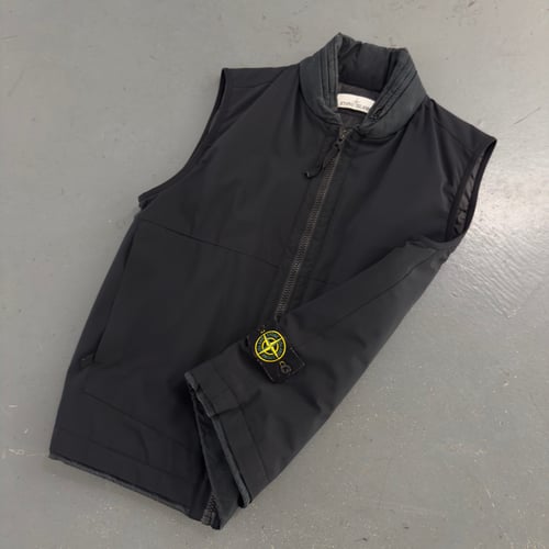 Image of AW 2017 Stone Island Soft Shell Gilet, size large.