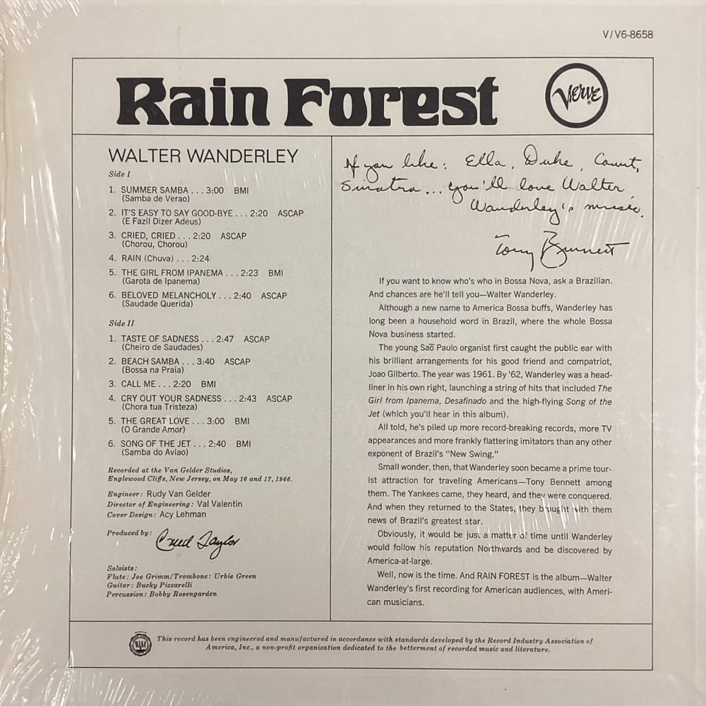 Walter Wanderley - Rain Forest