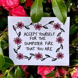 Image of Dumpster Fire Giclée Print