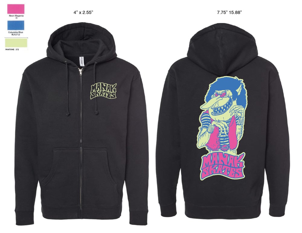 Creep Graphic - Zip Up Hoody