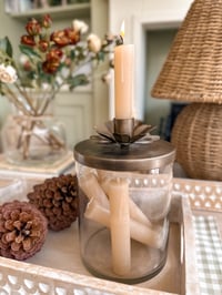 Image 1 of Flower Candle Jar