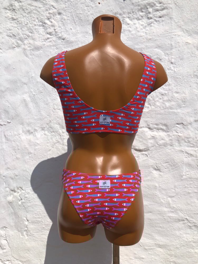 Image of Bikini brasileño Lisboa Rojo
