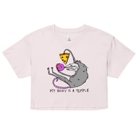 Image 8 of body is a temple Women’s crop top 