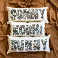 Image 3 of Vintage Kombi Surf Personalised Cushion 